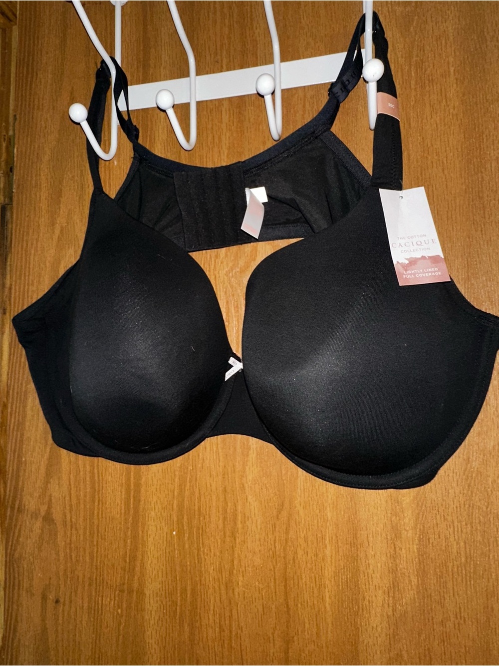 SOLD - cacique black bra size 50C